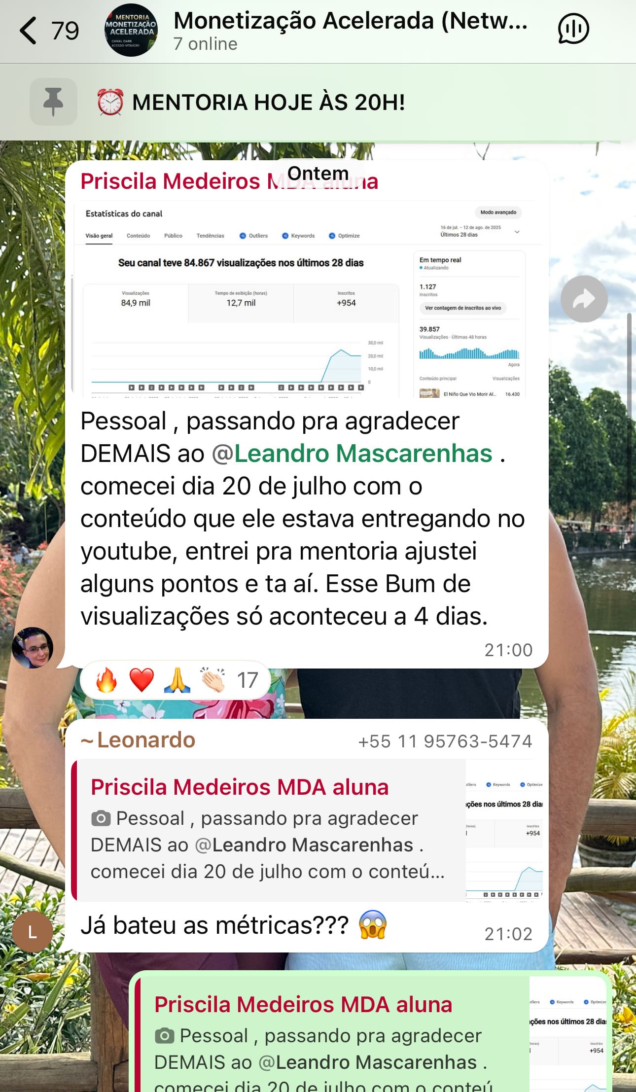 Resultado do aluno 5