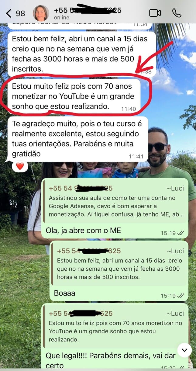 Resultado de aluno 1